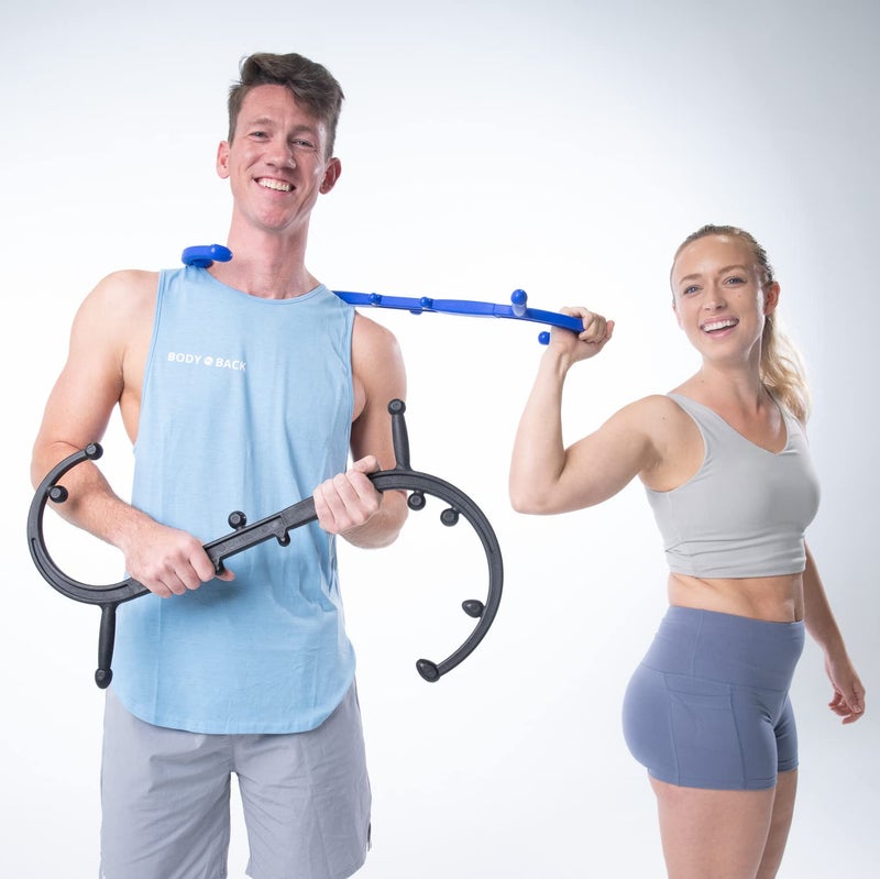 Body Back Buddy Elite His and Hers Bundleâ€“ USA Made â€“ Trigger Point Massage Tool, Neck and Back Massager Handheld, Manual Self Massager, Massage Cane - Image 3