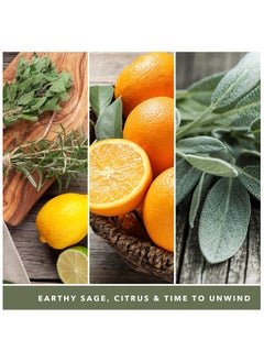 YANKEE CANDLE Sage & Citrus Natural & Synthetic Fragrance 567 G  - Image 3