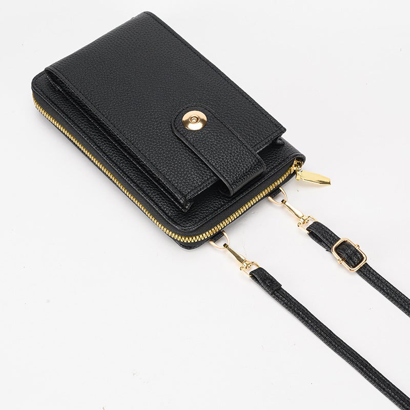2023 New Mobile Phone Bag Shoulder Solid Color Simple Slung Small Bag Korean Large Capacity Women'S Bag - Image 4