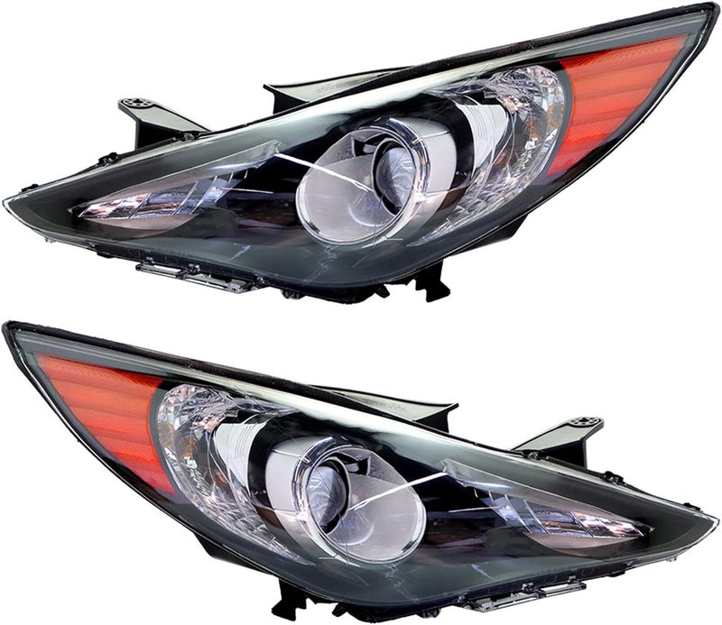 cheekyglo Front Headlights Assembly Replacement for 2011-2014 Hyundai Sonata Projector Headlights Headlamps Driver and Passenger Side - Image 2