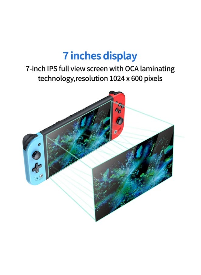 M20 Handheld Game Console – 7-Inch IPS Display, EmuELEC 4.3 System, 30+ Emulators Built-in, Supports PSP/PS1, Portable Retro Gaming Player - Image 5