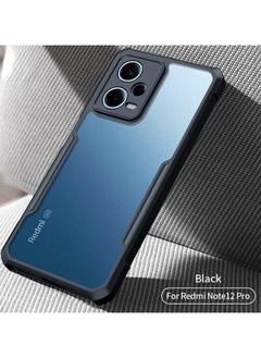General Redmi Note 12 Pro Case Airbags Shockproof Shell Back Transparent TPU+PC Case For Note 12 Pro  - Image 2