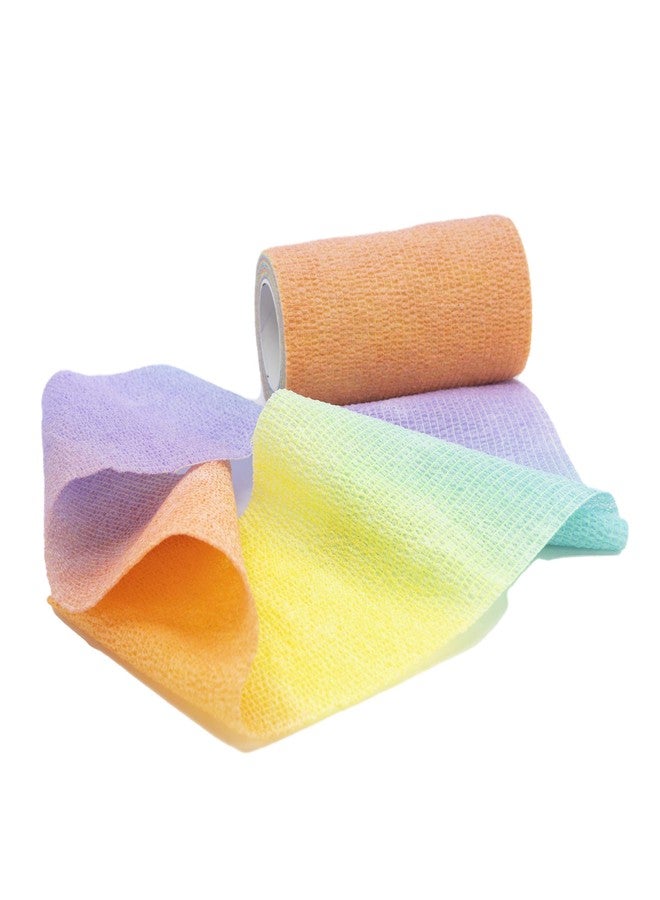 Neogen Ideal SyrFlex 4" Multi-Colored Vet Bandage (TA3400RBW-E) - Image 3