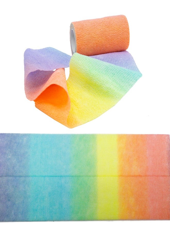 Neogen Ideal SyrFlex 4" Multi-Colored Vet Bandage (TA3400RBW-E) - Image 4