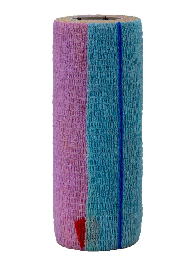 Neogen Ideal SyrFlex 4" Multi-Colored Vet Bandage (TA3400RBW-E) - Image 1