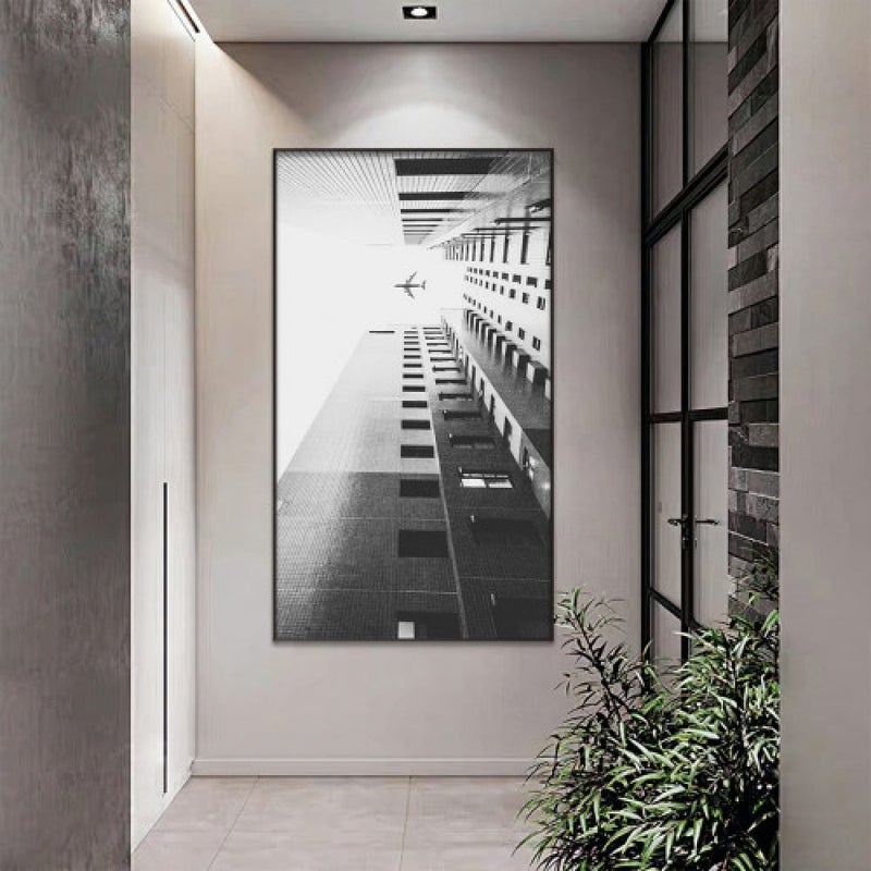 Marktna Modern design canvas painting with a hollow frame, size (60×90), one piece - Image 1