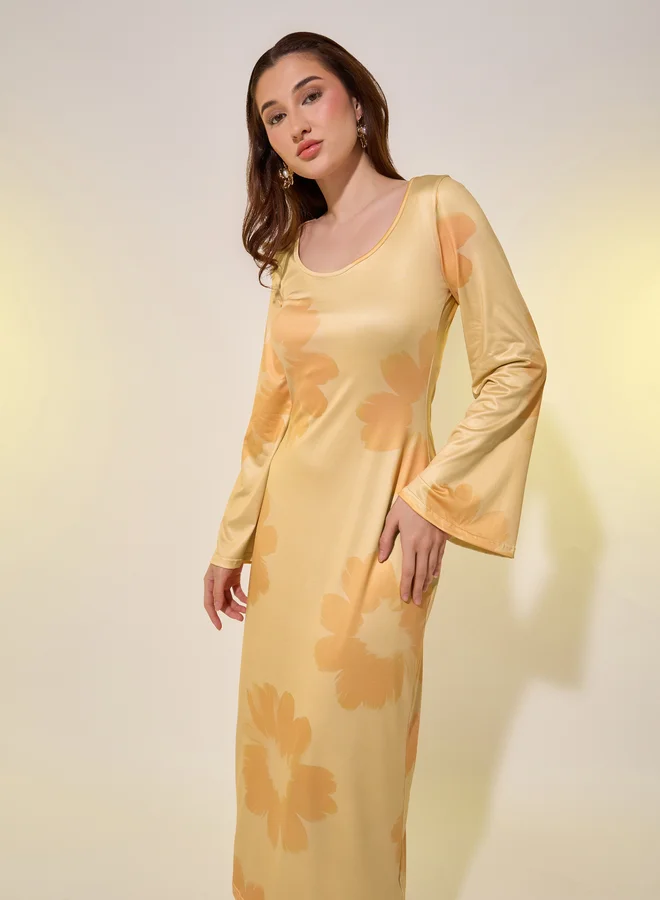 Take Two Floral Print Dress