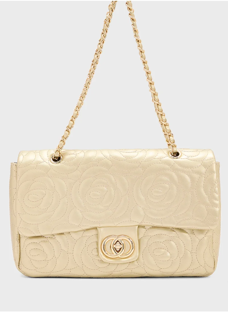 ELLA Rose Floral Embroidered Crossbody Bag