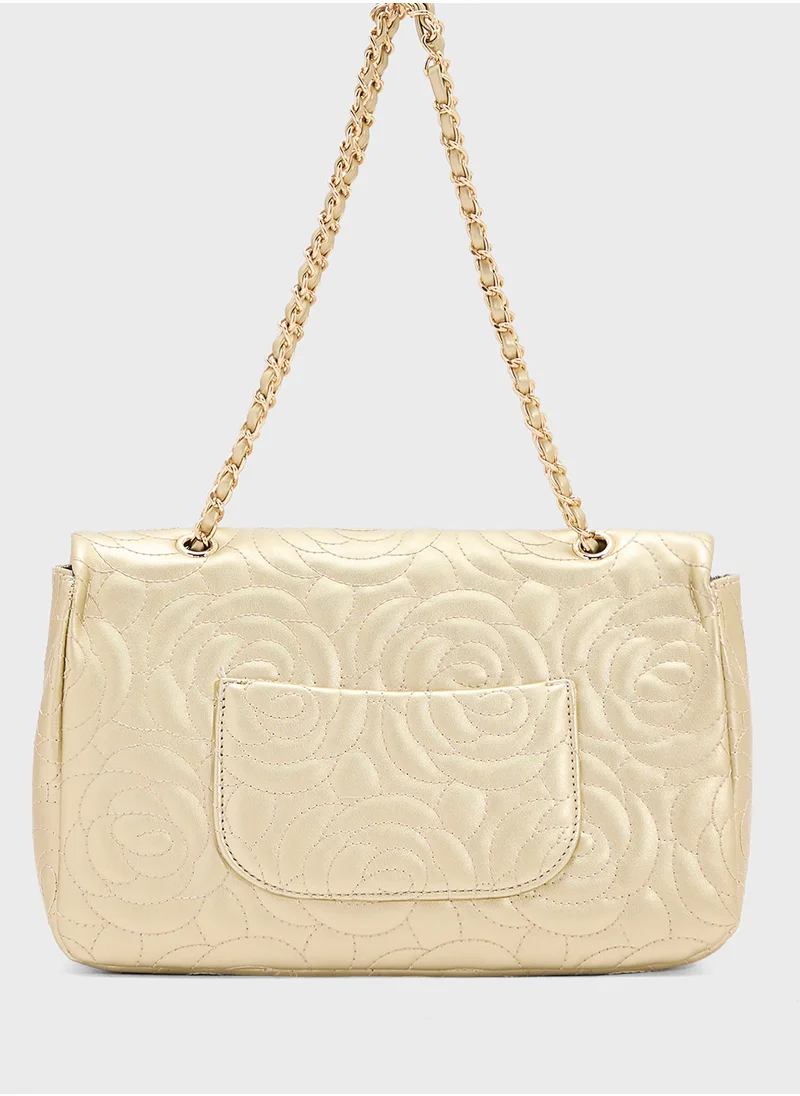 ELLA Rose Floral Embroidered Crossbody Bag