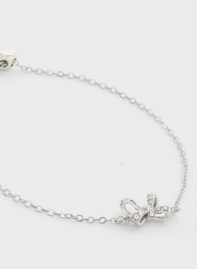 Ted Baker Carsaa Crystal Petite Bow Drawstring Bracelet