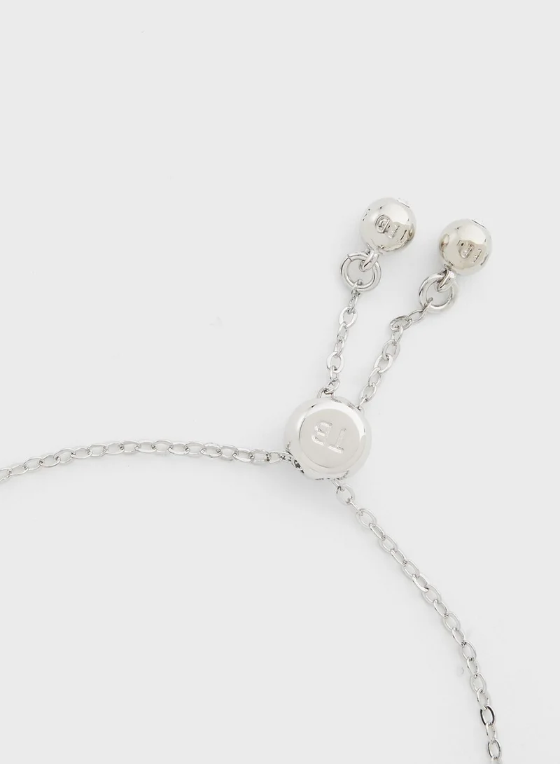 Ted Baker Carsaa Crystal Petite Bow Drawstring Bracelet