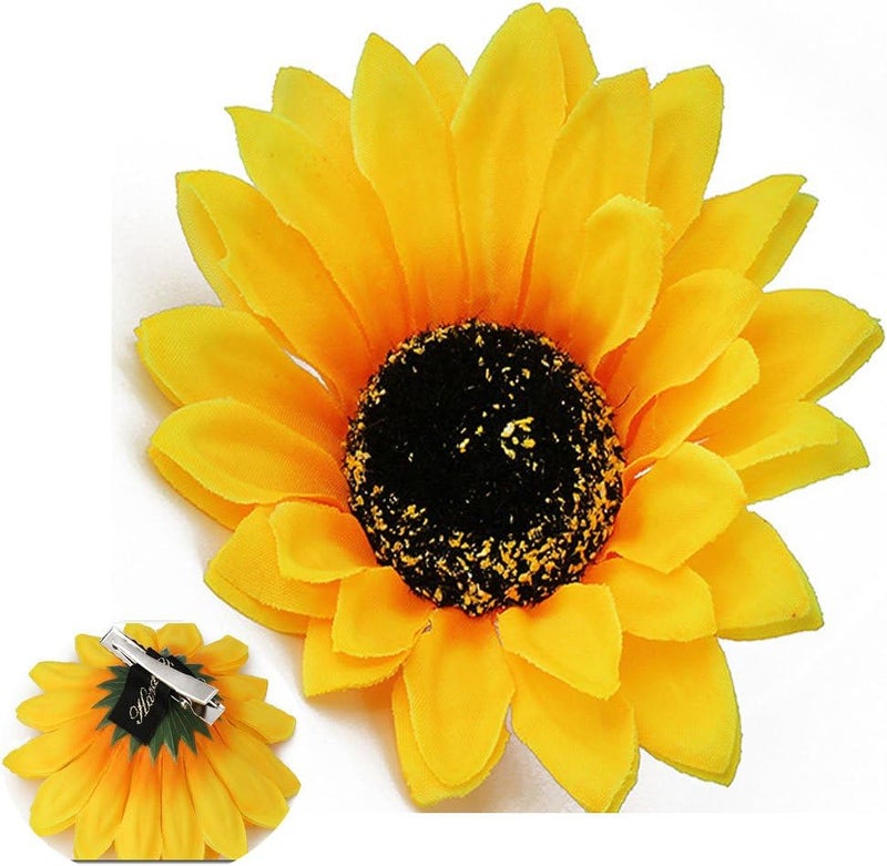 Sunflower Hair Clips for Women Girls Non Slip Alligator Clips Hairpin TS08
