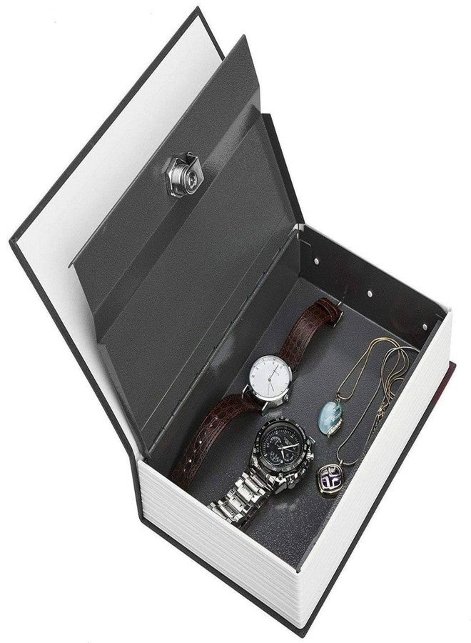MKV MART Book Safe Dictionary Style – Hidden Metal Locker Box with Lock and Key for Jewelry, Money, and Valuables – Secure Home Safe in Classic Book Design - Image 3