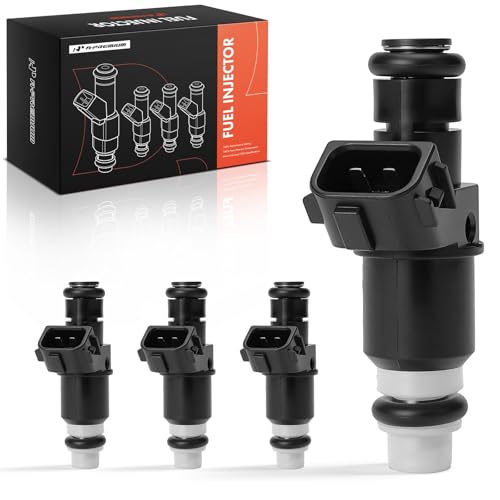 A-Premium APremium Fuel Injectors Compatible with Honda Civic 20062011 18L Fit 20092013 15L Replace 16450RNAA01 4PC Set - Image 1