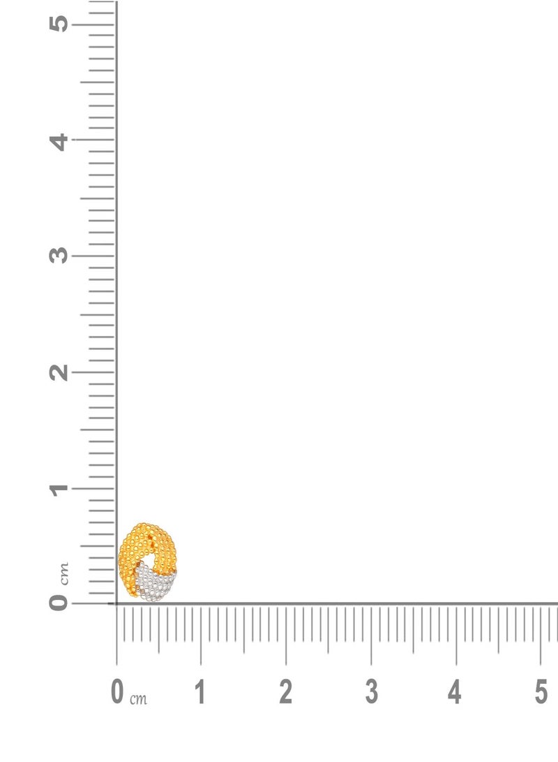 Malabar Gold and Diamonds 22 Karat 916 Purity Studs Gold Earrings LAER421T - Image 4