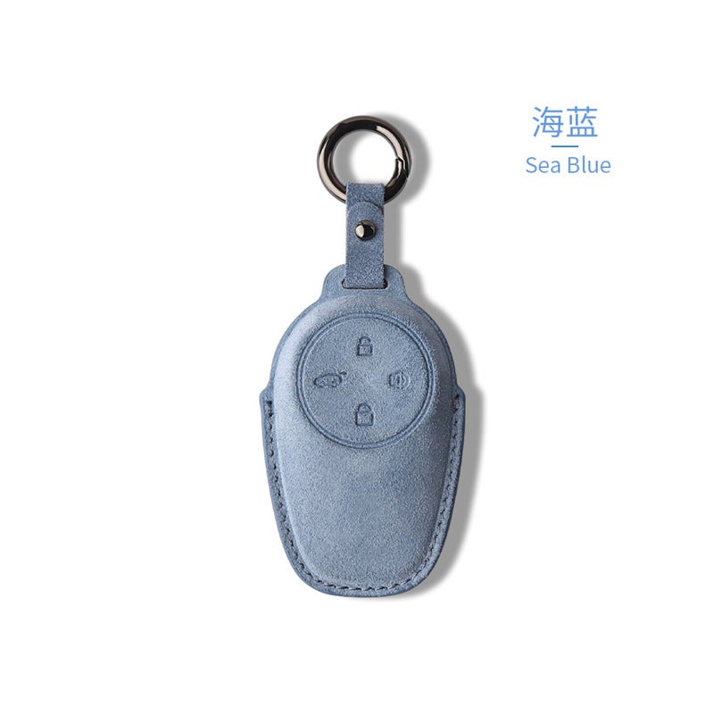 Suitable For Weilai Et5 Key Case High-End Suede Es6/8 Men And Women Et7/Ec6 Shell Car Protective Case Buckle - Image 5
