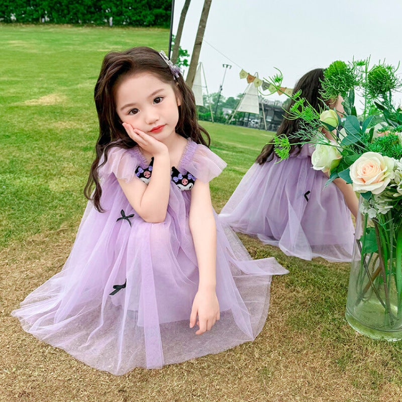 Girls' Dress Summer Arrival Mushroom Children'S Baby Girls' Sling Skirt Little Girls' Princess Skirt Summer Dress - Image 4
