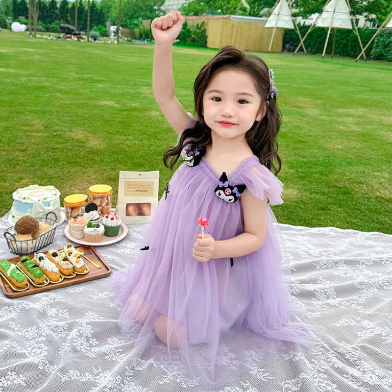 Girls' Dress Summer Arrival Mushroom Children'S Baby Girls' Sling Skirt Little Girls' Princess Skirt Summer Dress - Image 5