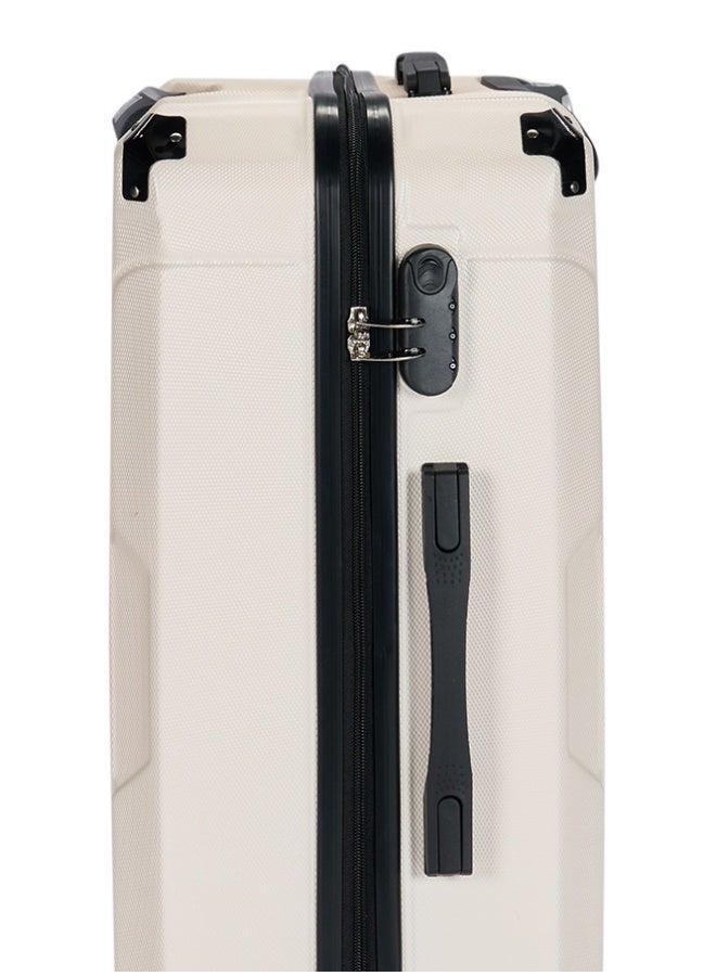 LIMRA Travel Bags 20-Inch Lightweight ABS Carry-On Luggage – 360° Spinner Wheels – Hard Shell Suitcase with Telescopic Handle Beige - Image 5