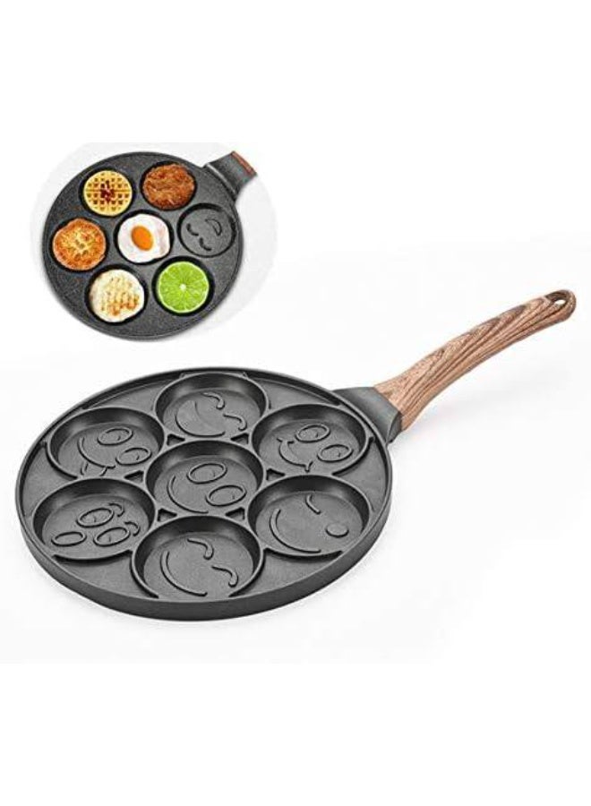 طاسه بان كيك سمايل  جرانيت ٧ اشكال غير قابله للالتصاق / سهله التنظيف - Image 1