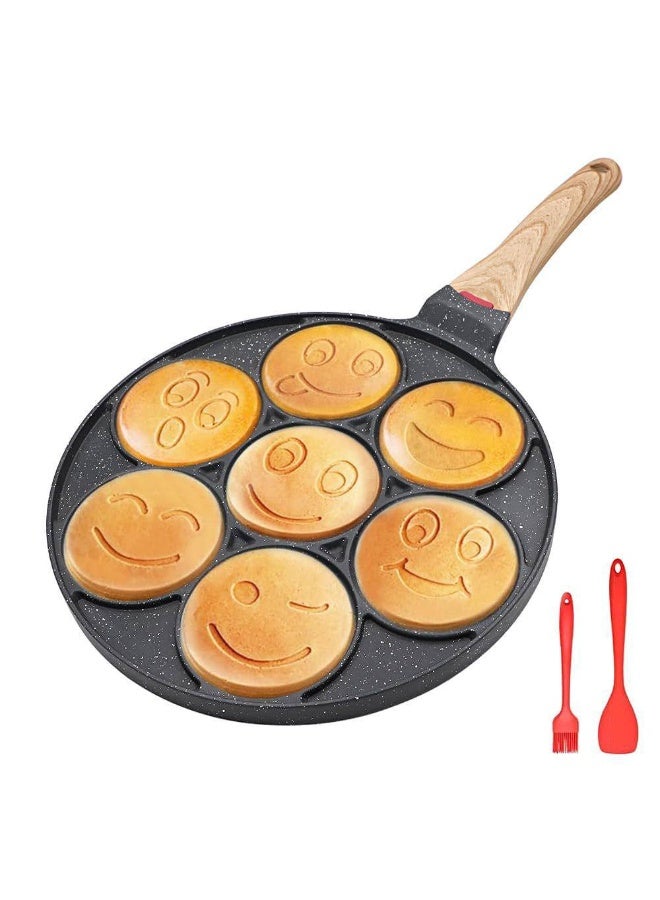 طاسه بان كيك سمايل  جرانيت ٧ اشكال غير قابله للالتصاق / سهله التنظيف - Image 2