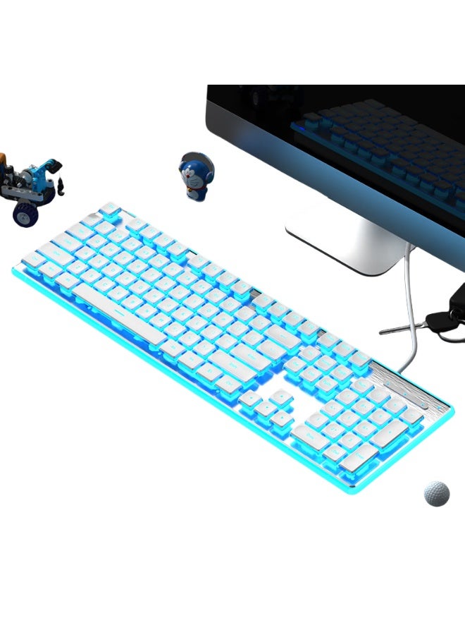 Nariele New Wired Illuminated Mechanical Tactile Keyboard