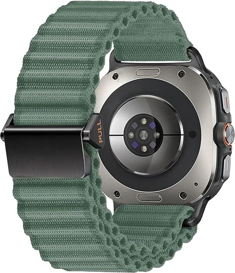 فورزاكاس Flexible Mesh Braided Strap for Samsung Galaxy Watch 7 Ultra with Metal Buckle - FC783