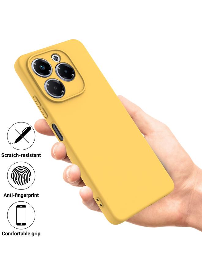 S-TOP Case For Infinix Note 40X 5G Solid Color Liquid Silicone Dropproof Full Coverage Phone Case - Image 2