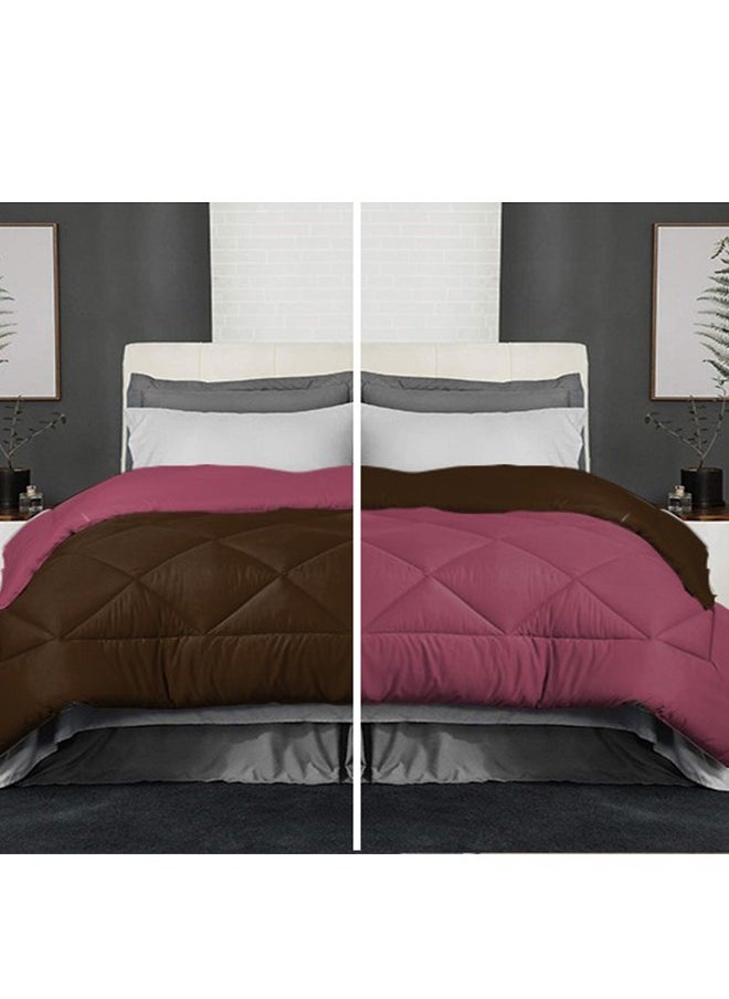 Tiba Double face quilt Kashmir& Brown 160*235cm  - Image 1