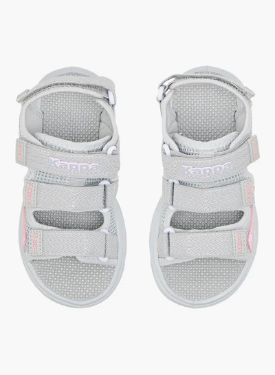 Kappa Girls' Logo Detail Floaters with Hook and Loop Closure