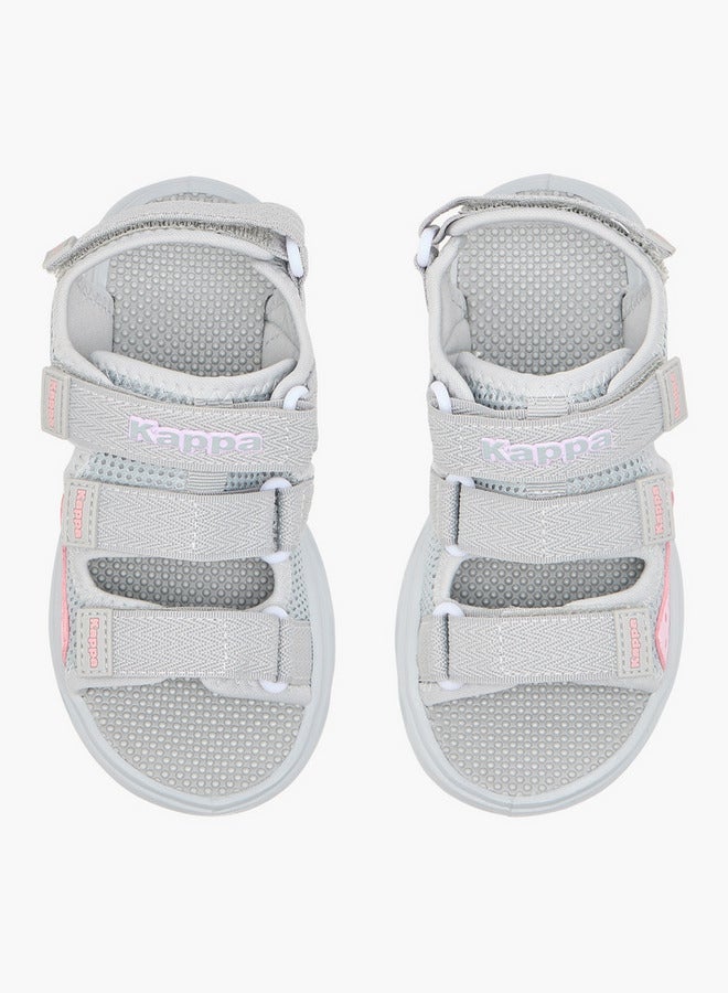 Kappa Girls' Logo Detail Floaters with Hook and Loop Closure - Image 2