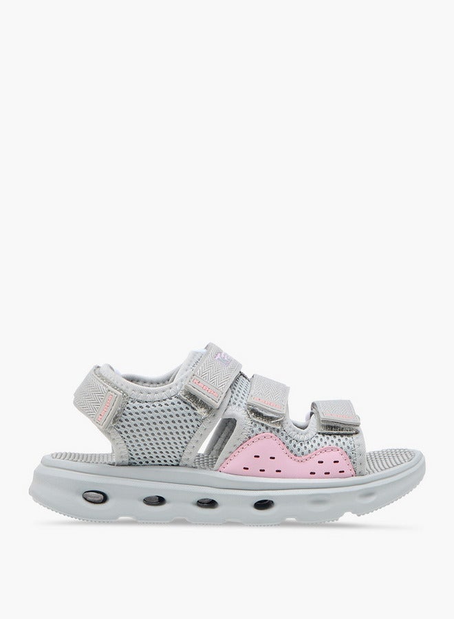 Kappa Girls' Logo Detail Floaters with Hook and Loop Closure - Image 1