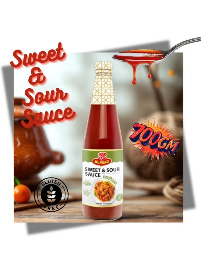 مستر.هانج صلصة حلوة وحامضة 700 مل | صوص آسيوي حامض وفاكهي للستير فراي والتتبيلات والغموس - Image 3