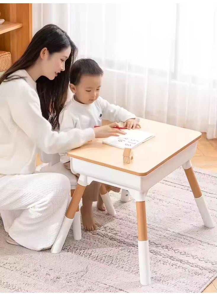 Nano Classic Kids Wooden study Table and chair Children Furniture Set - Image 5