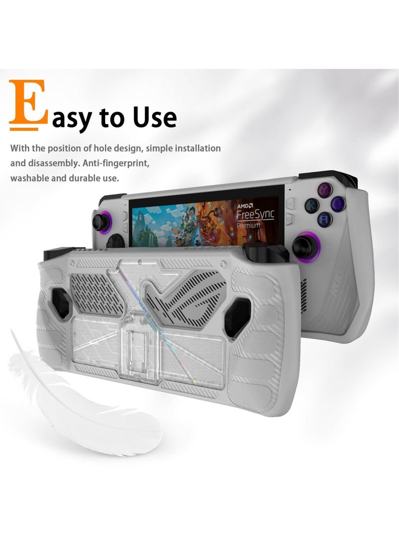 Captaintech - Protective Case for Asus ROG Ally Handheld Game 2023, Shock-Absorption, Anti-Slip, Scratch Resistant Slim Cover with Kickstand, Military Grade Design - Image 1
