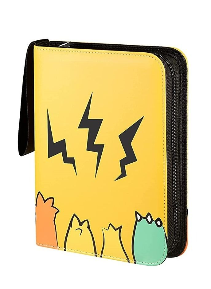 Filly Card Holder Album Binder for Pokemon Cards Trading Cards Holder Album holds 400 Cards with 50 Removable Sheets and 4 Pockets  - Image 3