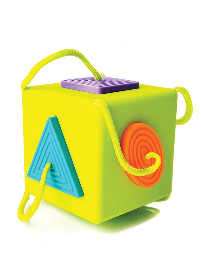 Fat Brain Toys Fat Brain Toys OombeeCube – Baby & Toddler Shape Sorter Toy for Early Learning, Travel-Friendly Educational Sensory Toy for Ages 10 Months and Up - Image 5