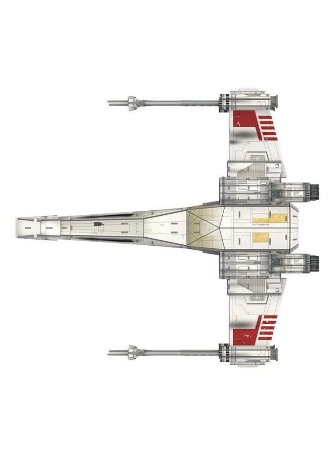 4D Cityscape Star Wars 3D Paper Model Kits (Star Wars X Wing Star Fighter T-65B) - Image 3