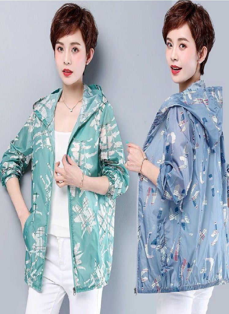 Eckek - Fashion Jacket Lightweight Summer Top Ladies Spring and Autumn Thin Coat Long-sleeved Sun Protection Clothes Tops - Image 1