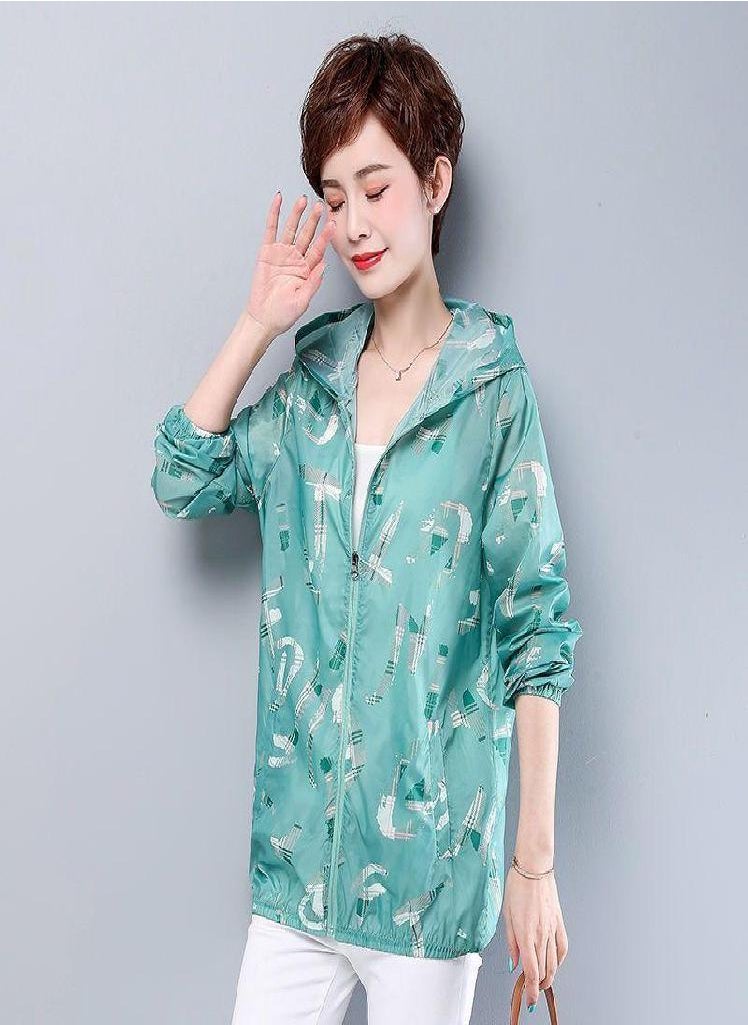 Eckek - Fashion Jacket Lightweight Summer Top Ladies Spring and Autumn Thin Coat Long-sleeved Sun Protection Clothes Tops - Image 1
