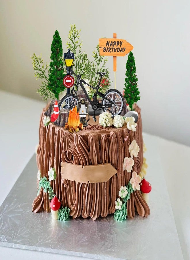 Knana 18Pcs Bicycle Cake Topper Bike Cake Decorations for Bicycle Themed Birthday Party Supplies - Image 5