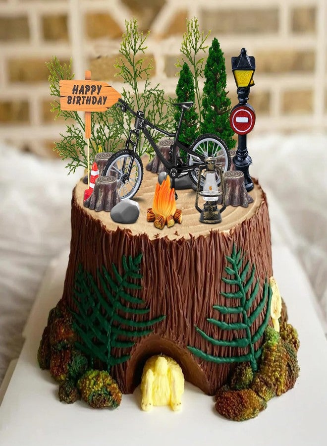 Knana 18Pcs Bicycle Cake Topper Bike Cake Decorations for Bicycle Themed Birthday Party Supplies - Image 4