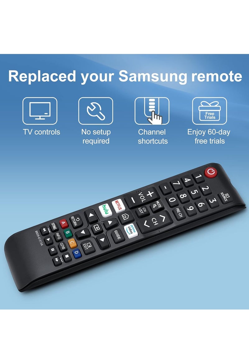 ELTRAZONE 【2 Pack】New Universal Remote Control for All Samsung TV Remote Controls, Replacement Compatible with All Samsung Smart TV, LED, LCD, HDTV, 3D, TV Series – With Battery - Image 5