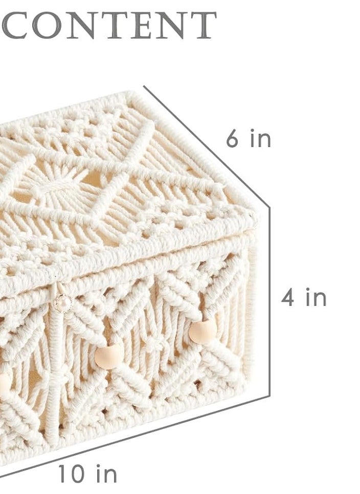 Antikiano - storage box macrame - Image 1
