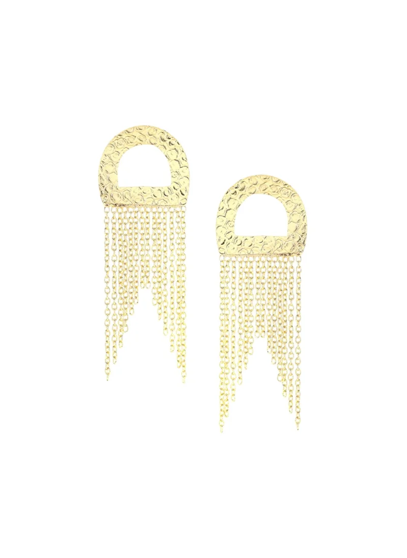 برياسي Contemporary Tasselled Drop Earrings