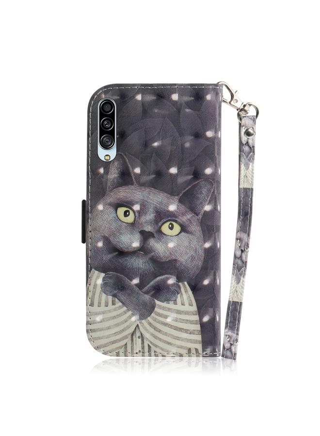 S-TOP Case For Galaxy A90 5G 3D Colored Drawing Horizontal Flip PU Leather Case with Holder & Card Slots & Wallet - Image 3