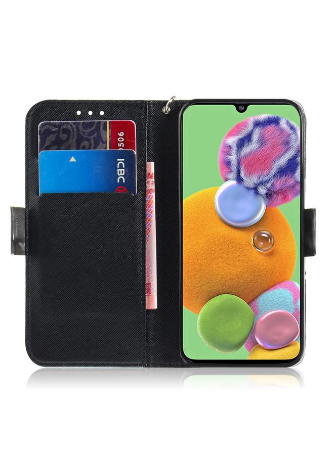 S-TOP Case For Galaxy A90 5G 3D Colored Drawing Horizontal Flip PU Leather Case with Holder & Card Slots & Wallet - Image 4