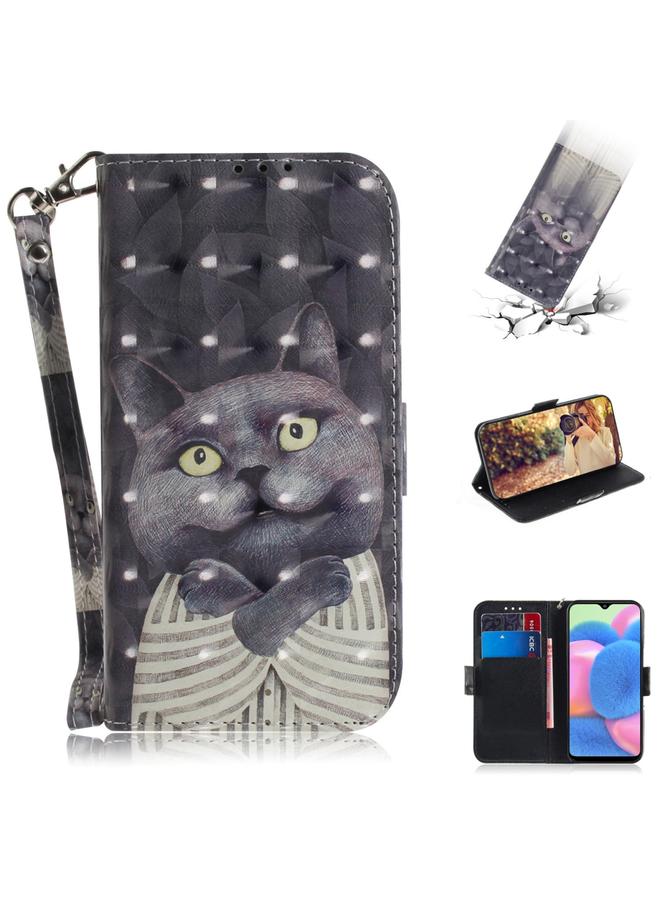 S-TOP Case For Galaxy A90 5G 3D Colored Drawing Horizontal Flip PU Leather Case with Holder & Card Slots & Wallet - Image 1