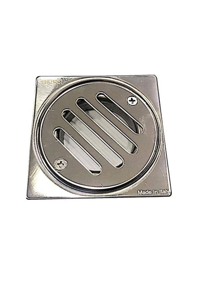 Aquaplast Stainless Steel Grade 316 Bathroom Shower Floor Drain Trap Strainer (10x10cm) - Image 1