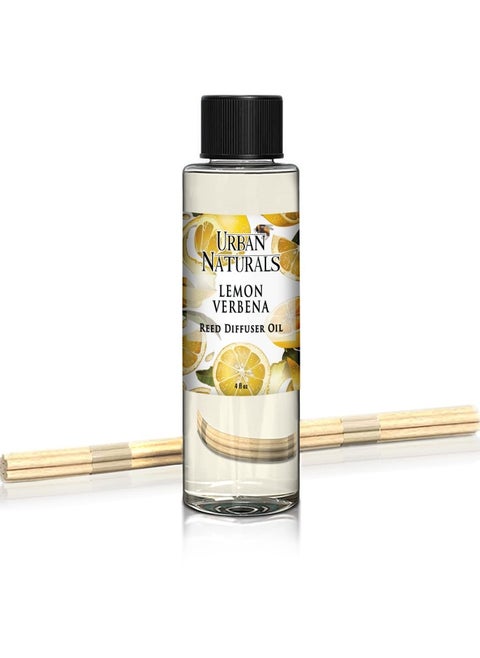 Lemon Verbena Scented Oil Reed Diffuser Refill Includes A Free Set Of Reed Sticks 4 Oz